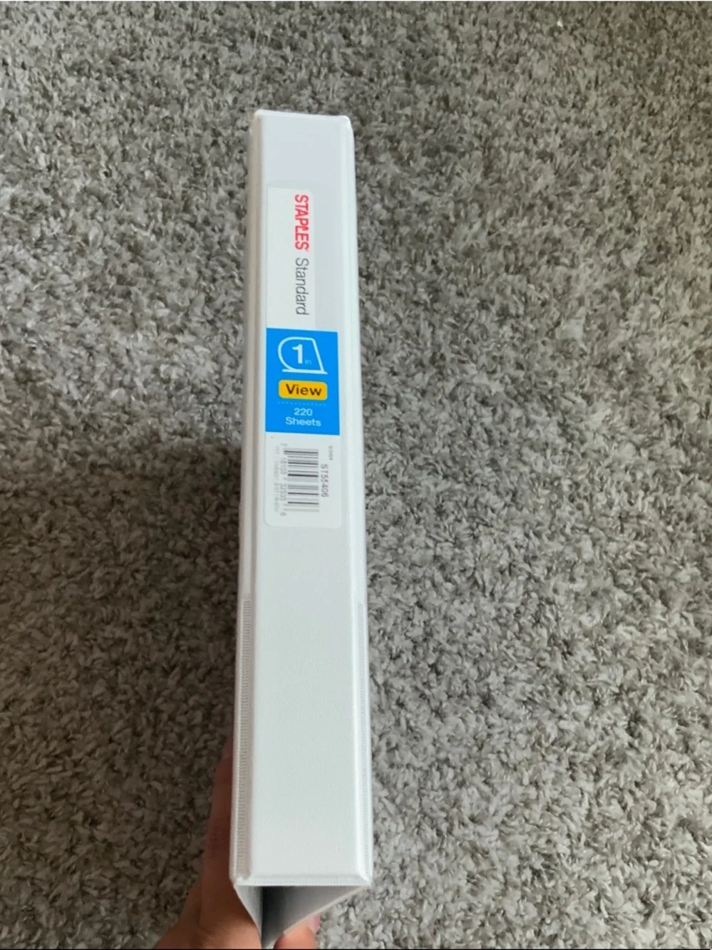 Staples Standard 3-Ring Binder in Purple